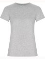 Dames T-shirt Roly Golden Organic Heather Grey